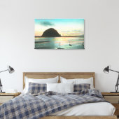 Uitzicht van Morrow Rock en de Bay Canvas Afdruk (Insitu (Slaapkamer))