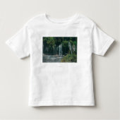 Uitzicht van Mossbrae FallsShasta Springs, CA Kinder Shirts (Voorkant)