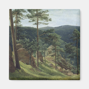 Uitzicht van Mount Brocken, 1829 Magneet