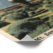 Uitzicht van Mt. San Jacinto, Yucca Mohavensis Poster (Hoek)