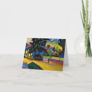 Uitzicht van Murnau door Wassily Kandinsky Bedankkaart