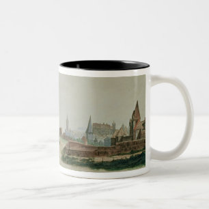 Uitzicht van Neurenberg, 1496-1997 Tweekleurige Koffiemok