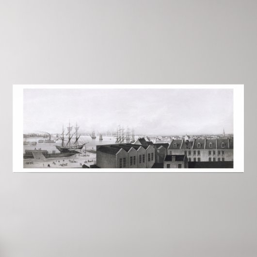 Uitzicht van New Orleans uit de Lower Cotton Pr Poster (Voorkant)