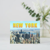Uitzicht van New York Briefkaart (Staand voorkant)