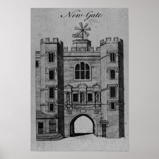 Uitzicht van Newgate Poster (Voorkant)