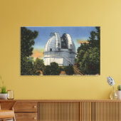 Uitzicht van observatorium- en telescoopkoepel canvas afdruk (Insitu (Woonkamer))