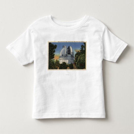 Uitzicht van observatorium- en telescoopkoepel kinder shirts (Voorkant)
