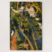 Uitzicht van Onderzetters van Rollers Legpuzzel (Verticaal)