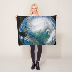 Uitzicht van Orkaan Dorian. Fleece Deken