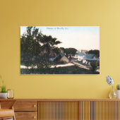 Uitzicht van Oroville Residences Oroville, CA Canvas Afdruk (Insitu (Woonkamer))