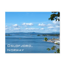 Uitzicht van Oslofjord uit Oslo, Noorwegen