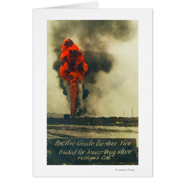 Uitzicht van Pacific Crude Gusher FireFellows, CA (Voorkant)