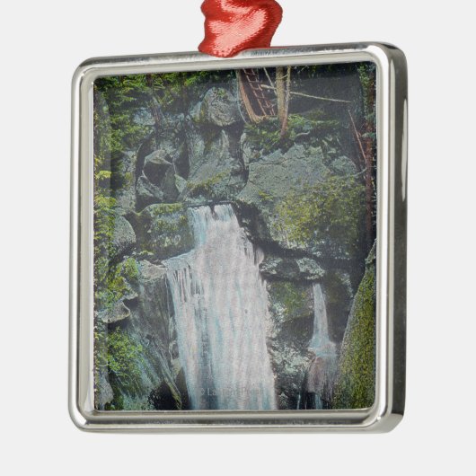 Uitzicht van Paradise Herfsten Metalen Ornament (Links)