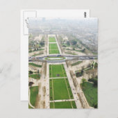 Uitzicht van Parijs Briefkaart (Voorkant / Achterkant)