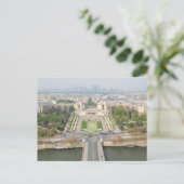 Uitzicht van Parijs Briefkaart (Staand voorkant)