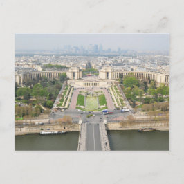 Uitzicht van Parijs Briefkaart