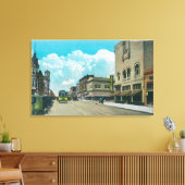 Uitzicht van Park Street Alameda, CA 2 Canvas Afdruk (Insitu (Woonkamer))