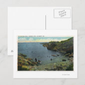 Uitzicht van Perkins Cove, Zwemende Scene Briefkaart (Voorkant / Achterkant)