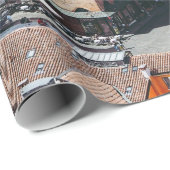 Uitzicht van Piazza Maggiore Square en San Petr Cadeaupapier (Rol Hoek)