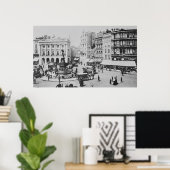 Uitzicht van Piccadilly Circus, c. 1900 Poster (Thuiskantoor)