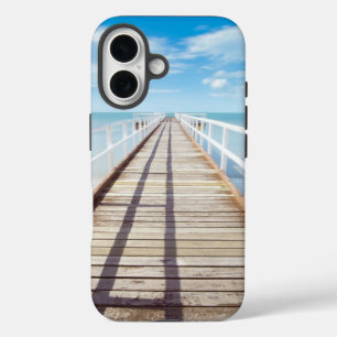 Uitzicht van Pier Over Zee iPhone 16 Hoesje