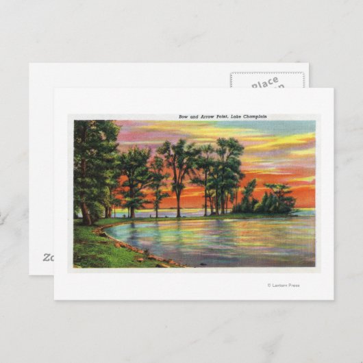 Uitzicht van pijlpunt en pijlpunt briefkaart (Voorkant / Achterkant)