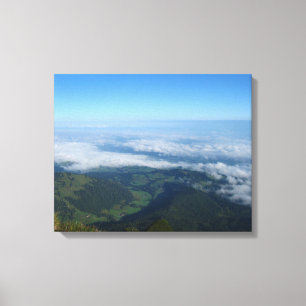 Uitzicht van Pilatus, Alpen Canvas Afdruk