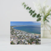 Uitzicht van Pilgrim Monument Cape Cod Briefkaart (Staand voorkant)