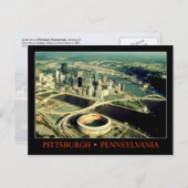 Uitzicht van Pittsburgh, Pennsylvania Briefkaart (Voorkant / Achterkant)