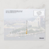 Uitzicht van Pittsburgh, Pennsylvania Briefkaart (Achterkant)