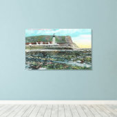 Uitzicht van Point Loma Lighthouse San Diego, CA Canvas Afdruk (Insitu (Houten vloer))