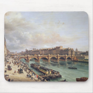 Uitzicht van Pont Neuf, 1832 Muismat