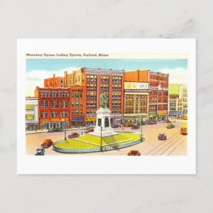 Uitzicht van Portland, Maine, Briefkaart