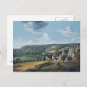 Uitzicht van Potrel Manor, bij Dragey in Normandië Briefkaart (Voorkant / Achterkant)