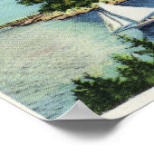 Uitzicht van Pumkin Knob en Long Island Poster (Hoek)