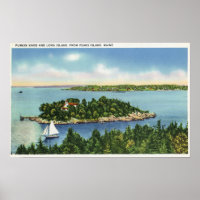 Uitzicht van Pumkin Knob en Long Island