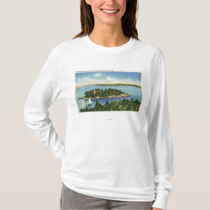 Uitzicht van Pumkin Knob en Long Island T-shirt