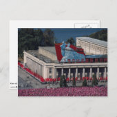 Uitzicht van Pyongyang, uit de Grand People's stud Briefkaart (Voorkant / Achterkant)