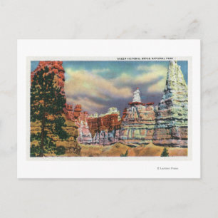 Uitzicht van Queen Victoria Rock Formation Briefkaart