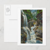 Uitzicht van regenboogHerfsten en brug Briefkaart (Voorkant / Achterkant)