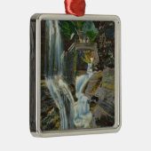 Uitzicht van regenboogHerfsten en brug Metalen Ornament (Rechts)