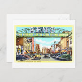  Uitzicht van Reno, Nevada, Briefkaart (Voorkant / Achterkant)