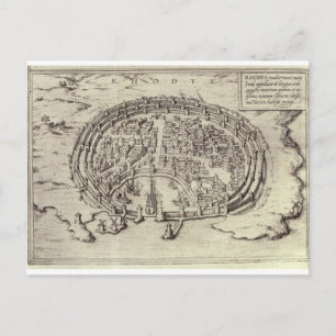 Uitzicht van Rhodes uit 'Theater van de Belangrijk Briefkaart