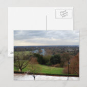 Uitzicht van Richmond Hill Terrace, Surrey, Engela Briefkaart (Voorkant / Achterkant)