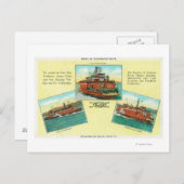 Uitzicht van Richmond-San Rafael Ferries Briefkaart (Voorkant / Achterkant)