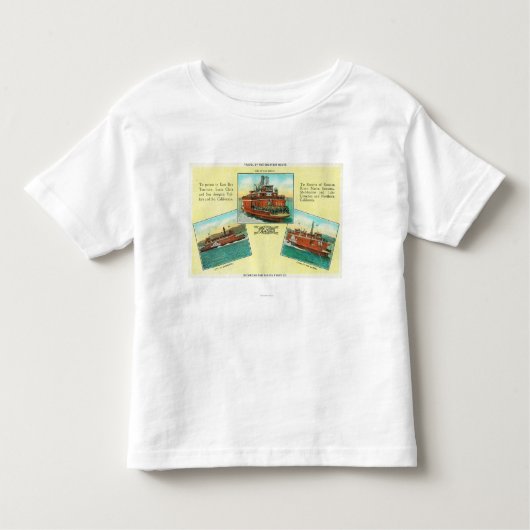 Uitzicht van Richmond-San Rafael Ferries Kinder Shirts (Voorkant)