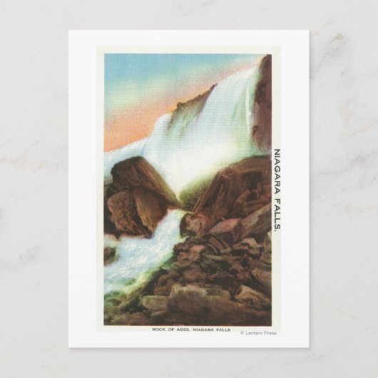 Uitzicht van Rock of Ages Briefkaart (Voorkant)