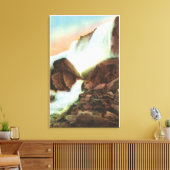 Uitzicht van Rock of Ages Canvas Afdruk (Insitu (Woonkamer))