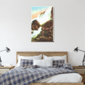 Uitzicht van Rock of Ages Canvas Afdruk (Insitu (Slaapkamer))