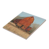 Uitzicht van rode Barn Tegeltje (Zijkant)